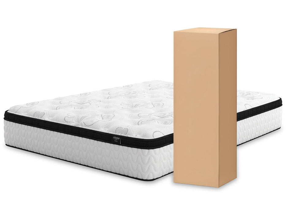 Chime 12 Inch Hybrid 2-Piece Mattress Set