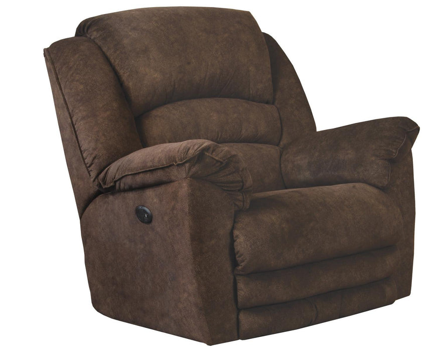 Catnapper Rialto Chaise Rocker Recliner in Chocolate 4775-2 image