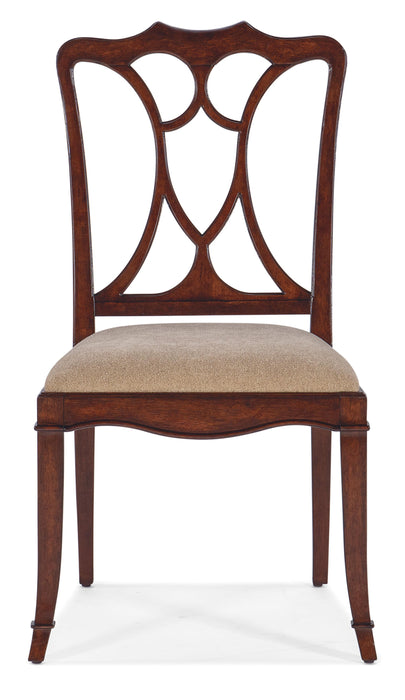 Charleston Upholstered Seat Side Chair-2 per carton/price ea - 6750-75310-85