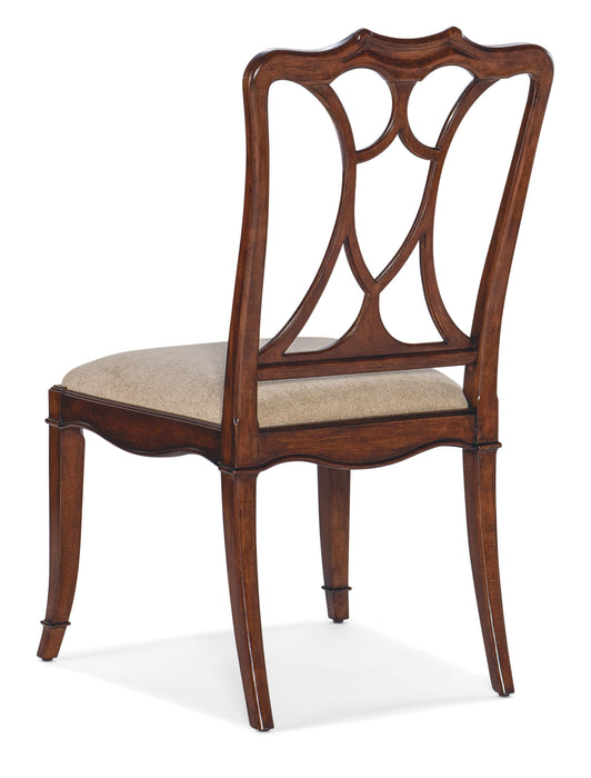 Charleston Upholstered Seat Side Chair-2 per carton/price ea - 6750-75310-85