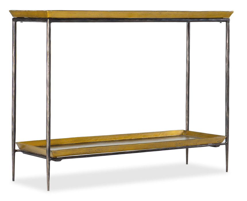 Commerce & Market Tray Top Metal Console