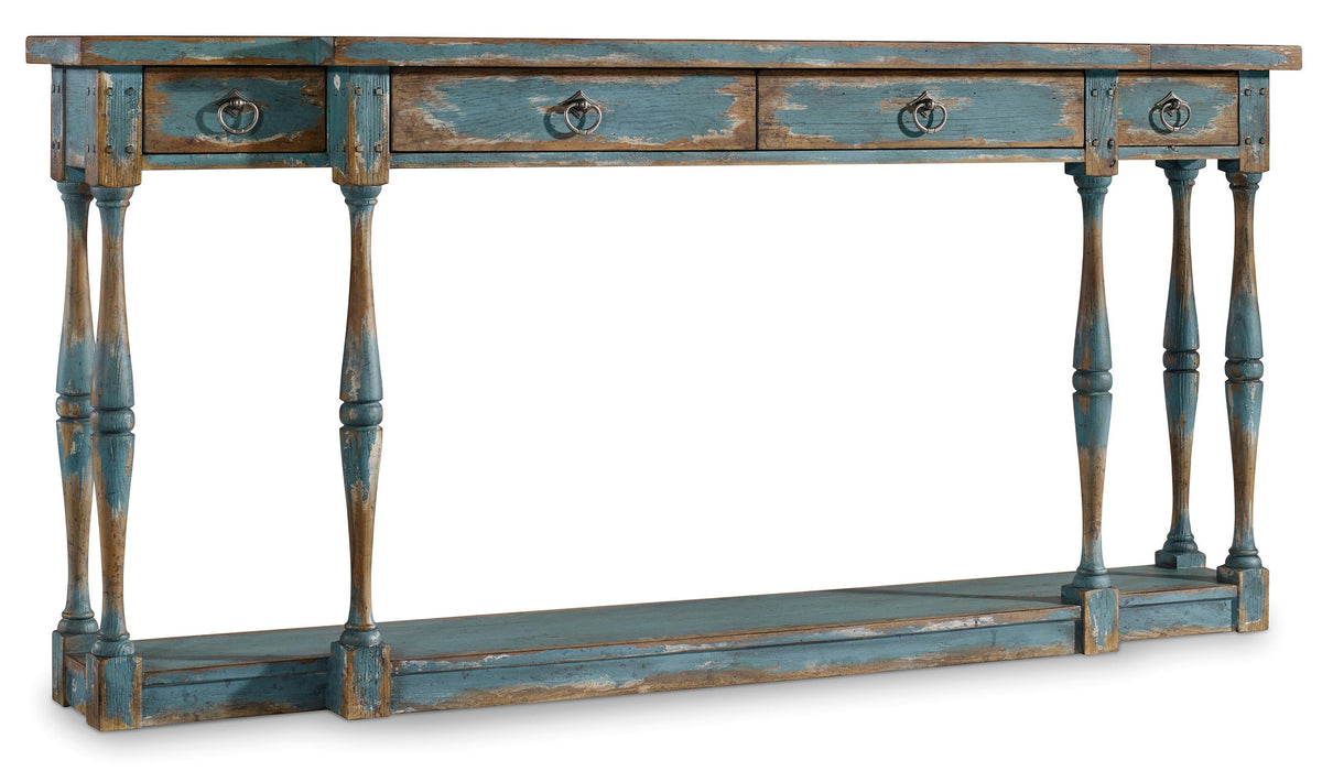 Sanctuary Four-Drawer Thin Console