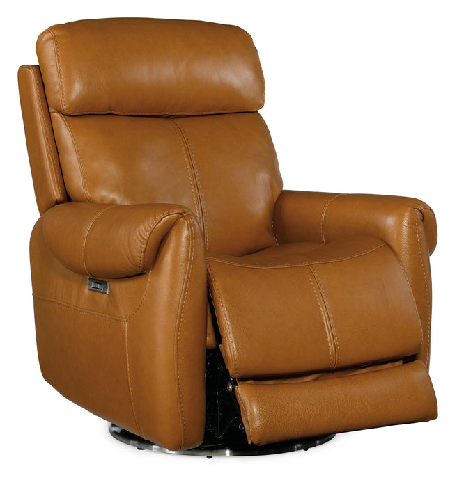 Sterling Swivel Power Recliner with Power Headrest - RC600-PHSZ-086