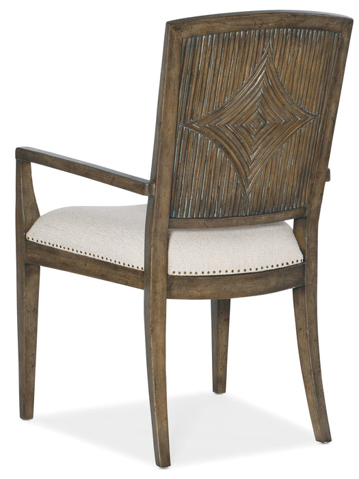 Sundance Carved Back Arm Chair-2 per ctn/price ea