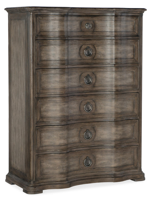 Woodlands Six-Drawer Chest