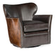Kato Leather Swivel Chair w/ Dark HOH image