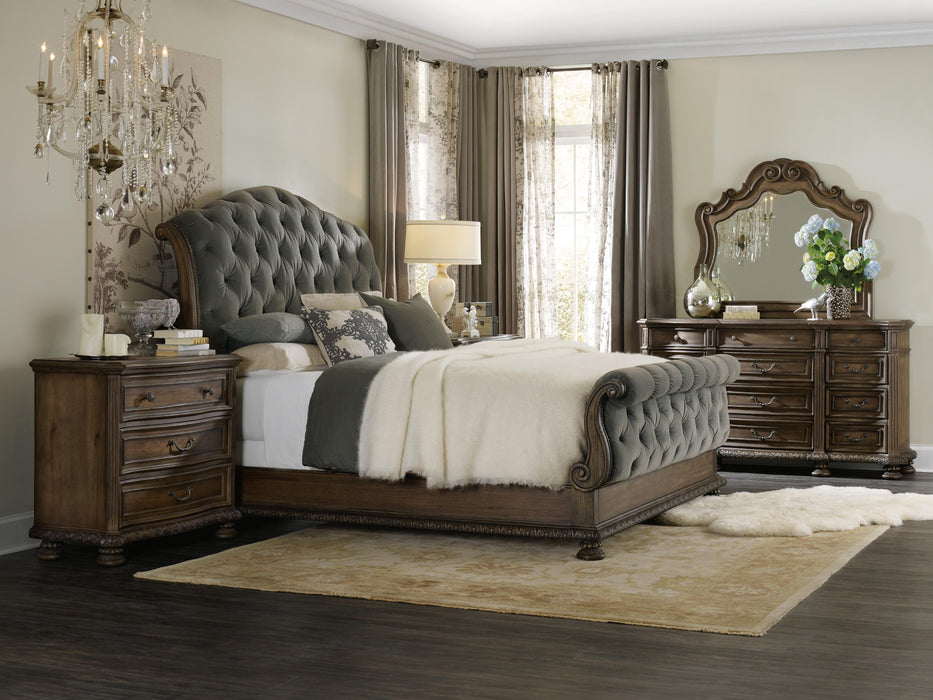Rhapsody King Tufted Bed - 5070-90566A-GRY image